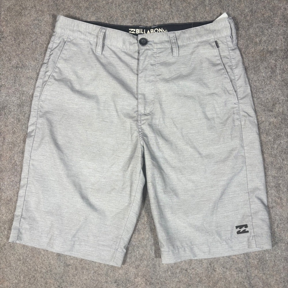 Billabong Submersibles Hybrid Shorts Mens 31 Grey Heathered Boardshorts Surfwear